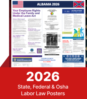 Alabama State and Federal Labor Law Digital Poster 2026