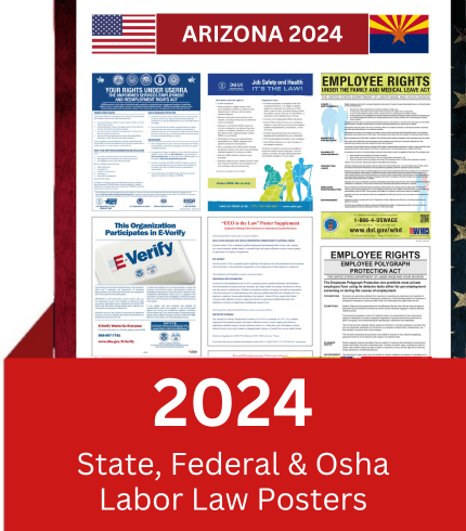 Arizona State And Federal Labor Law Digital Poster 2024   Arizona 2024 