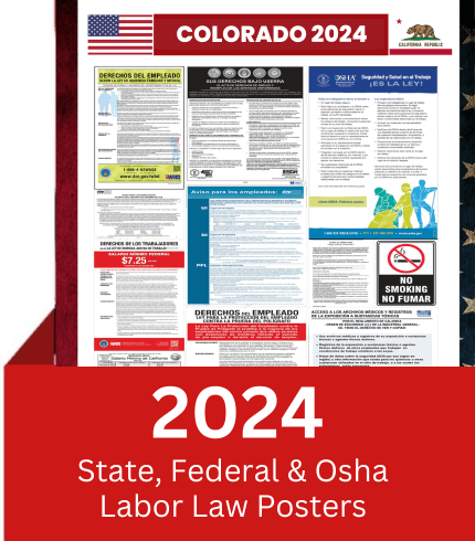 Colorado State And Federal Labor Law Digital Poster 2024   Colorado 2024 