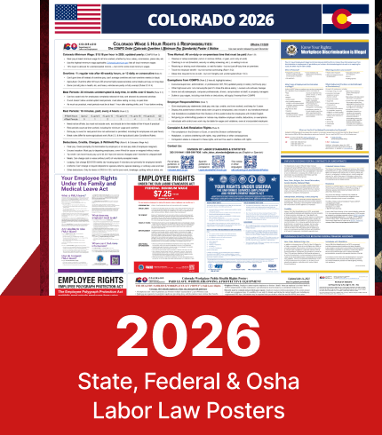 Colorado State and Federal Labor Law Digital Poster 2026