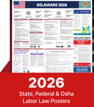 Delaware State and Federal Labor Law Digital Poster 2026