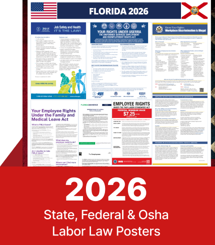 Florida State and Federal Labor Law Digital Poster 2026