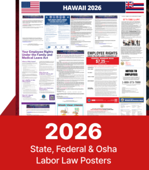 Hawaii State and Federal Labor Law Digital Poster 2026