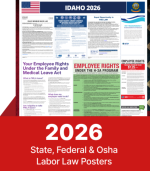 Idaho State and Federal Labor Law Digital Poster 2026