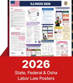 Illinois State and Federal Labor Law Digital Poster 2026