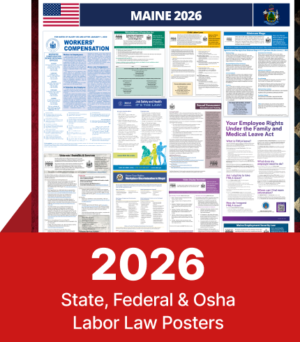 Maine State and Federal Labor Law Digital Poster 2026
