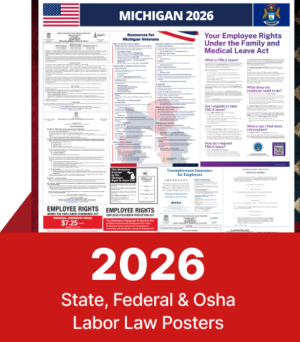 Michigan State and Federal Labor Law Digital Poster 2026